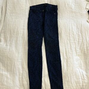 7 for all mankind, embroidered jeans, Size 26